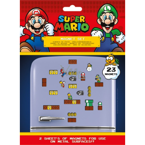 Degen Merch Super Mario - Satz von Magneten 23 Stück