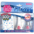 Bo-Po Flower Nagellack abziehbar weiß 2,5 ml + Nagellack abziehbar silber 2,5 ml + Nagelsticker, Kosmetikset