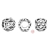 Charms Sterling Silber 925 Infinite Glow, Freundschaftsarmband Perle