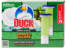 Duck Fresh Discs Garden Escape Ersatznachfüllung für WC-Reiniger 2 x 36 ml