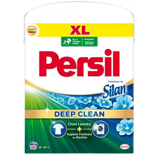 Persil Weißes Waschpulver für weiße Kleidung Schachtel 50 Dosen 3 kg
