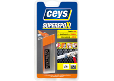 Ceys Super Epoxi Metall epoxidische Spachtelmasse für Metall, 47 g