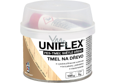 Uniflex PES-TMEL dřevo, tmel na dřevo, světlé dřevo, 200 g
