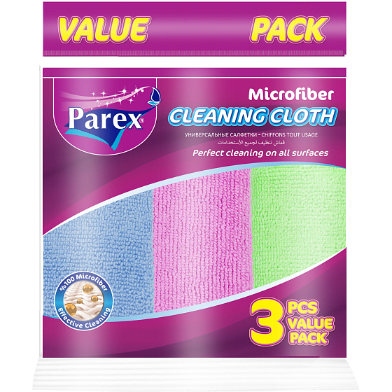 Parex Mikrofasertuch, 3 Stück