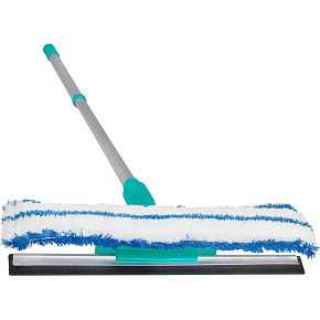 Spokar Fensterwischer mit telescopischem Stiel, Breite 30 cm, Teleskop 120 cm