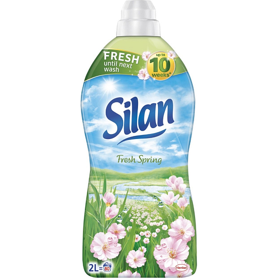 Silan Fresh Spring Weichspülerkonzentrat 80 Dosen 2 l