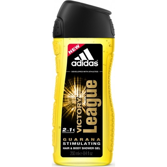 Adidas Victory League 2in1 Duschgel für Körper und Haare für Männer 250 ml