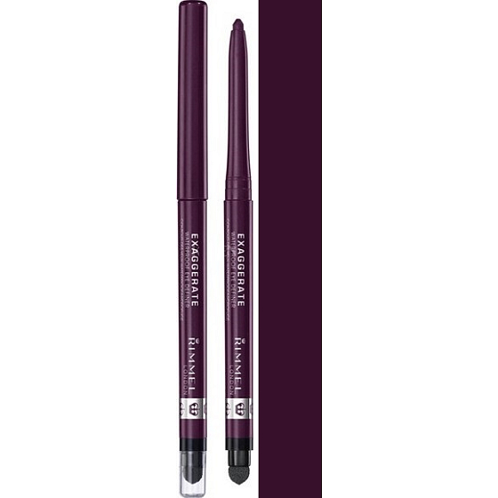 Rimmel London Exaggerate automatischer wasserdichter Eyeliner 271 Ripe Plum 0,28 g