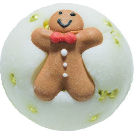 Bomb Cosmetics Ginger Man - Kleiner Lebkuchenmann Badebadball 30 g