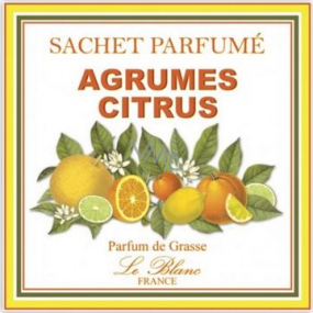 Le Blanc Citrusy Agrumes - Beutel mit Zitrusduft 11 x 11 cm 8 g