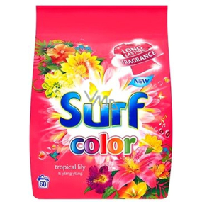 Surf Color Tropical Lily & Ylang Ylang Waschpulver für farbige Wäsche 60 Dosen 3,9 kg