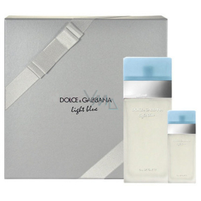 Dolce & Gabbana Hellblaues Eau de Toilette für Frauen 100 ml + Eau de Toilette 25 ml, Geschenkset