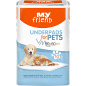 Bella My Friend saugfähige Unterlagen für Tiere, 90 x 60 cm, 10 Stück