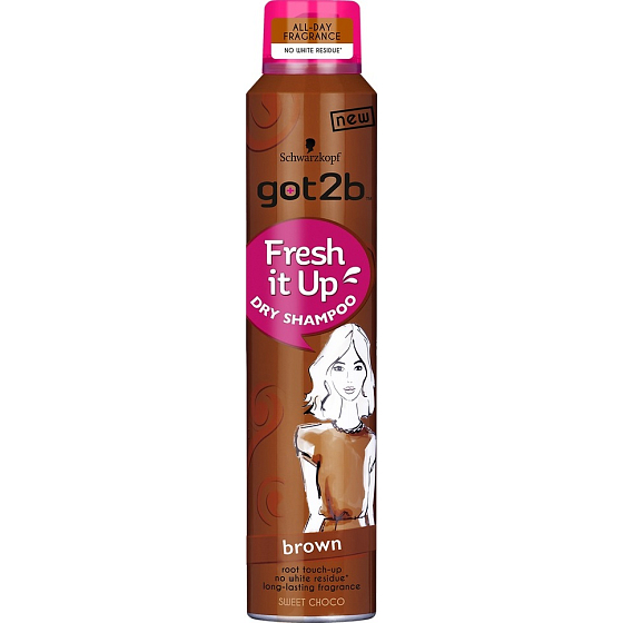 Got2b Fresh it Up Brown Trockenshampoo für braunes Haar 200 ml