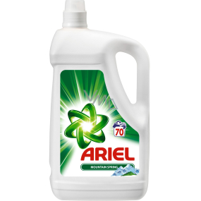 Ariel Mountain Spring Flüssigwaschgel für saubere und duftende Wäsche ohne Flecken 70 Dosen 3,85 l