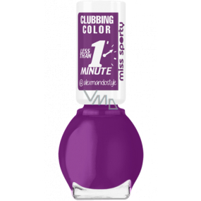Miss Sports Clubbing Color Nagellack 306 Mysterious Purple 7 ml