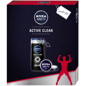 Nivea Men Creme Creme 75 ml + Men Active Clean Duschgel 250 ml, Kosmetikset