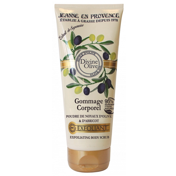 Jeanne en Provence Divine Olive pflegendes Duschschälgel 200 ml