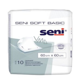 Seni Soft Basic hygienische Saugeinlagen 2 Tropfen, 60 x 60 cm 10 Stück