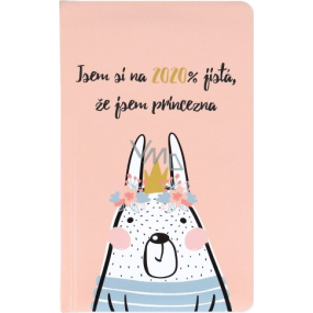 Albi Diary 2020 Tasche wöchentlich Prinzessin 15,5 x 9,5 x 1,2 cm