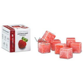 Cossack Sweet Strawberry natürliches Duftwachs für Aromalampen und Interieurs 8 Würfel 30 g