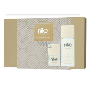 Nike The Perfume Woman Eau de Toilette für Frauen 30 ml + parfümiertes Deodorantglas 75 ml, Geschenkset