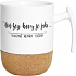 Albi Korkohrnek mit Griff Tag ohne Kaffee weiß 300 ml