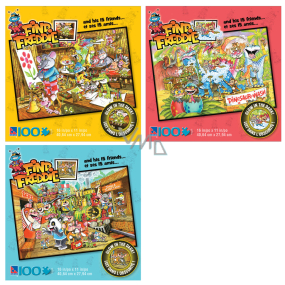 EP Line Baby Genius Find Freddie Puzzle leuchtet im Dunkeln 100 Teile verschiedene Typen, empfohlen ab 6 Jahren