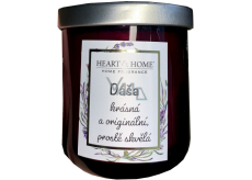 Heart & Home Sweet Cherry Soja-Duftkerze mit dem Namen Dasha 110 g