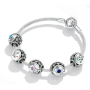 Charme Sterling Silber 925 Sternzeichen, Zirkonia Jungfrau, Perle für Armband