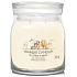 Yankee Candle Soft Wool & Amber - Weiche Wolle und Bernstein Duftkerze Signature medium Glas 2 Dochte 368 g