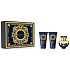 Versace Dylan Blue pour Femme Eau de Parfum 50 ml + Duschgel 50 ml + Körperlotion 50 ml, Geschenkset für Frauen