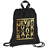 Beniamin Never look back fashion canvas Rucksack, schwarz 32 x 43 x 1 cm