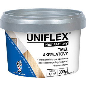 Uniflex Acrylatspachtel für Gipskarton, Mauerwerk und Holz, 800 g Uniflex Acrylatspachtel für Gipskarton, Mauerwerk und Holz, 800 g