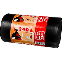 Alufix starke Müllsäcke, 35 µ, 100 × 125 cm, 240 l, 10 Stück