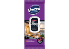 Vortex vlhčené čisticí ubrousky do kuchyně, 48 ks