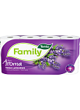 Tento Fresh Aroma Lavender 2-lagiger Toilettenpapier, 8 Rollen, Rolle 17,8 m