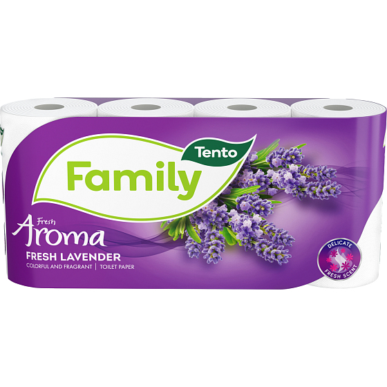 Dieser Fresh Aroma Lavendel 2-lagiger Toilettenpapier, 8 Rollen, Rolle 17,8 m
