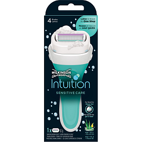 Wilkinson Intuition Sensitive Care Rasierer + 1 Ersatzklinge Wilkinson Intuition Sensitive Care Rasierer + 1 Ersatzklinge
