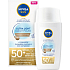 Nivea Sun Ultra Light Daily Fluid Tönungs-Gesichtsschutzcreme Sonnencreme mittlerer Farbton OF50+, 40 ml