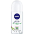 Nivea Pure & Natural Action mit Lotus Fragrance Roll-On Deodorant für Frauen 50 ml