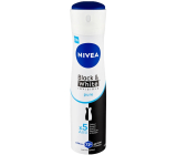 Nivea Invisible Black & White Reines Antitranspirant Deodorant Spray für Frauen 150 ml