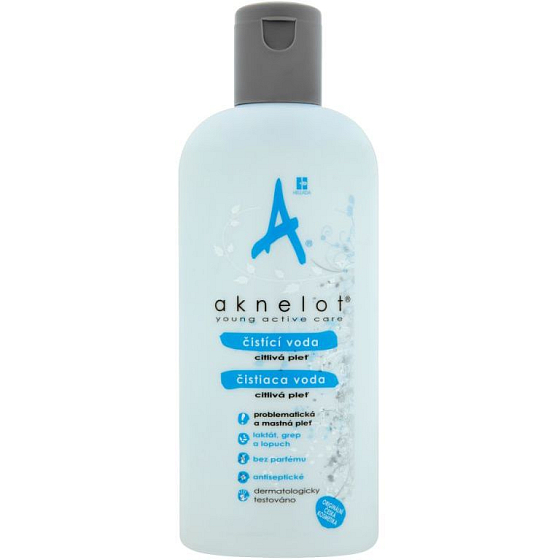 Aknelot Reinigungswasser ohne Parfüm für empfindliche Haut 200 ml