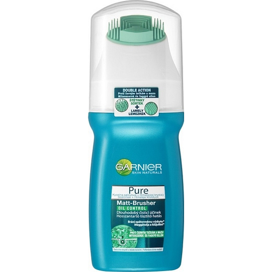 Garnier Skin Naturals Pure Matt-Brusher Ölkontrolle gegen Mitesser 150 ml