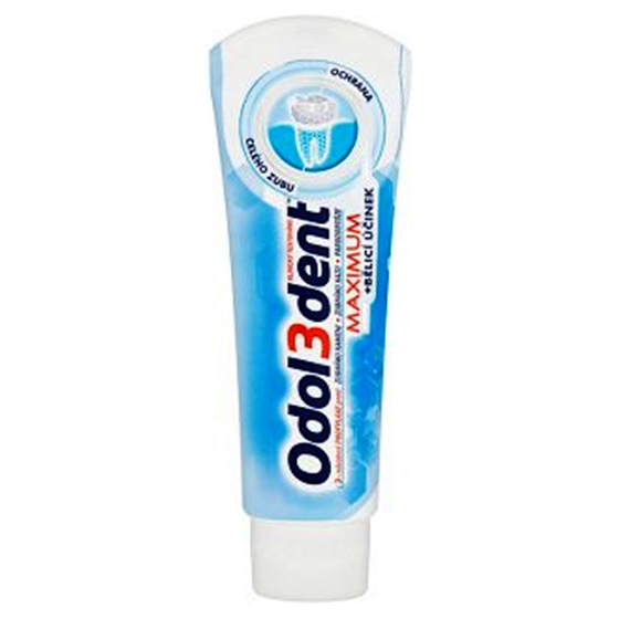 Odol3dent Maximum Whitening Zahnpasta mit einem Bleaching-Effekt von 75 ml