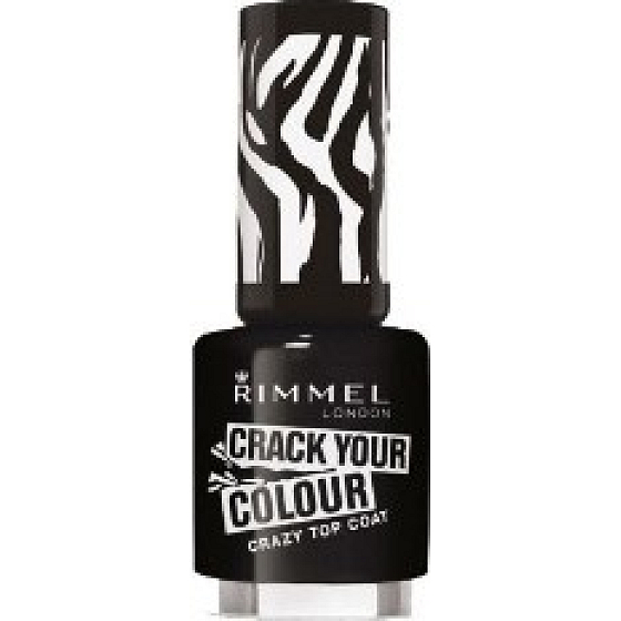 Rimmel London Crack Your Color Nagellack 010 Schwarz Graffiti 8 ml