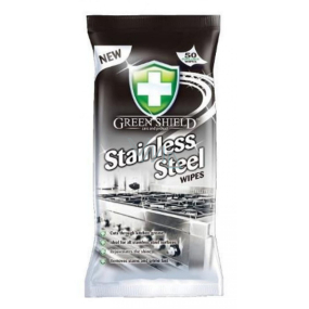 Green Shield Nassreinigungstücher aus Edelstahl 50 Stück