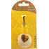 Nekupto Jolo Natura Handy Anhänger PomPom Small Heart 1 Stück