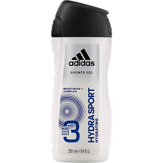 Adidas Hydra Sport Duschgel für Körper und Haare für Männer 250 ml