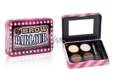 W7 Cosmetics Brown Parlour komplettes Augenbrauenpflegeset 5 g